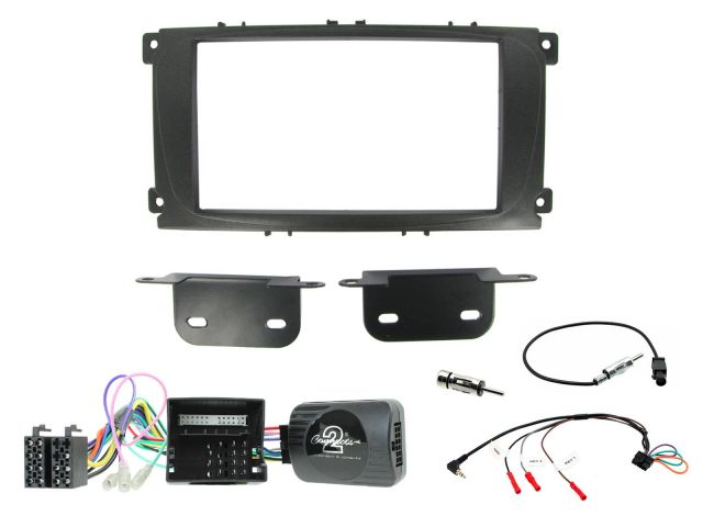 Ford Focus Mondeo S-Max Complete Double Din Stereo Fitting Kit