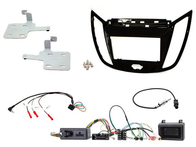 Connects2 CTKFD39C Ford C-Max 2010-2019 Complete Double Din Stereo Fitting Kit inc Ford Switch
