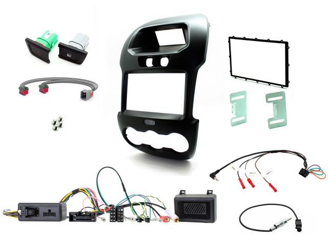 Connects2 CTKFD40C - Ford Ranger 2012-2016 Complete Double Din Stereo Fitting Kit
