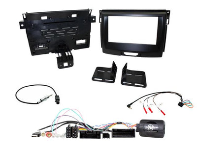 Connects2 CTKFD65 Ford Ranger/Everest 2015-2021 Complete Double Din Stereo Fitting Kit