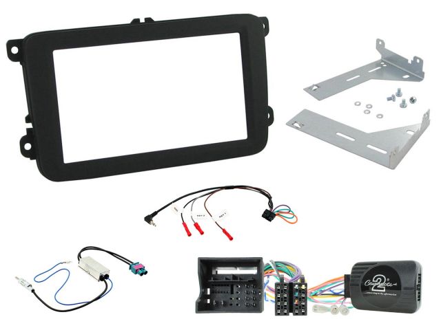 Connects2 CTKVW17 - VW MIB-PQ 2015-2021 Models Complete Double Din Fitting Kit
