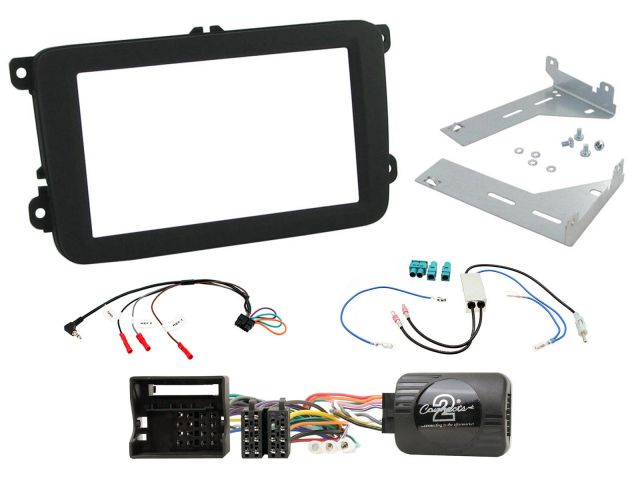 Connects2 CTKVW19 VW EOS Golf Tiguan Polo Complete Double Din Fitting Kit