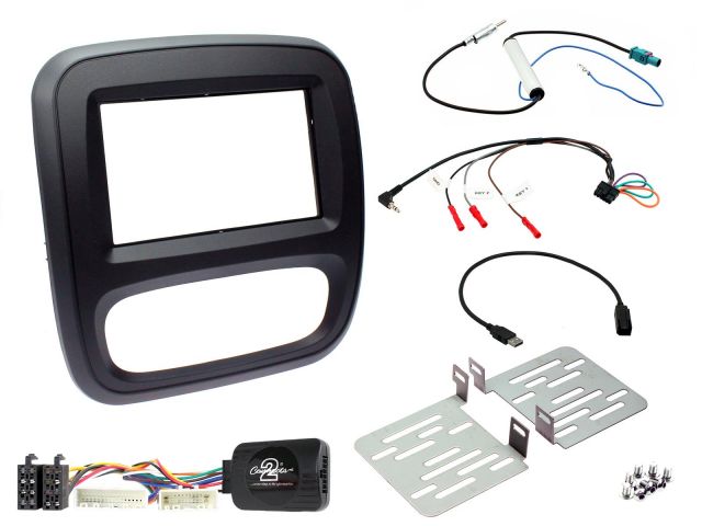 Connects2 CTKVX37 - Vauxhall Vivaro X82 2014> Complete Double Din Fitting