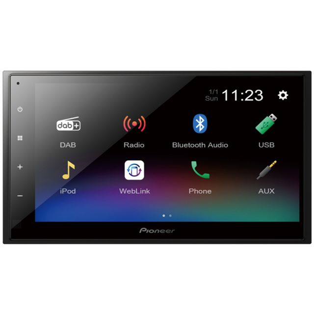 Pioneer DMH-A340DAB - 6.8” Mechless Android Mirroring Bluetooth DAB Stereo