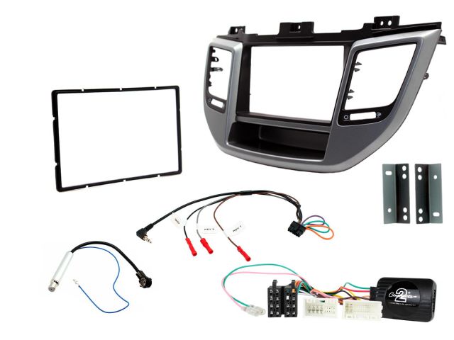 Connects2 CTKHY23 - Hyundai Tucson 2015> Complete Double Din Stereo Fitting Kit