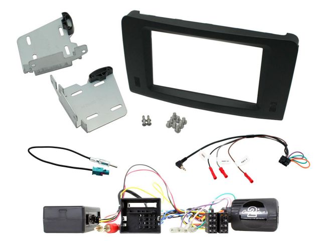 Connects2 CTKMB22 Mercedes ML 2005-2011 Complete Double Din Stereo Fitting Kit