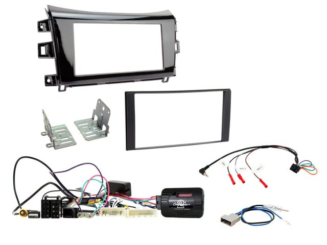 Connects2 CTKNS10 - Nissan Navara 2015> Complete Double Din Fitting Kit