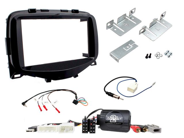 Connects2 CTKPE07 Peugeot 108 2014-2021 Complete Double Din Stereo Fitting Kit