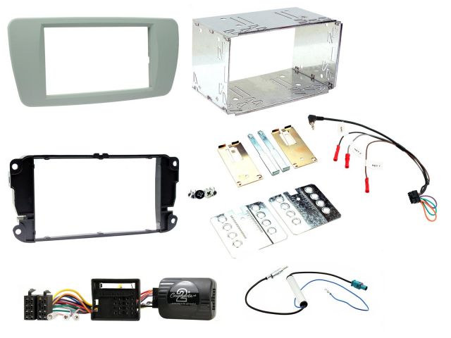 Connects2 CTKST04 SEAT Ibiza 2008-2014 Complete Double Din Stereo Fitting Kit