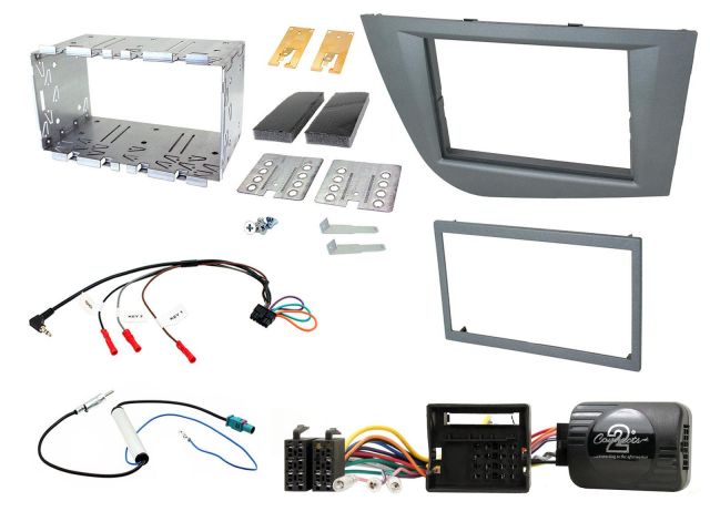 Connects2 CTKST06 SEAT Leon 2005-2012 Complete Double Din Stereo Fitting Kit