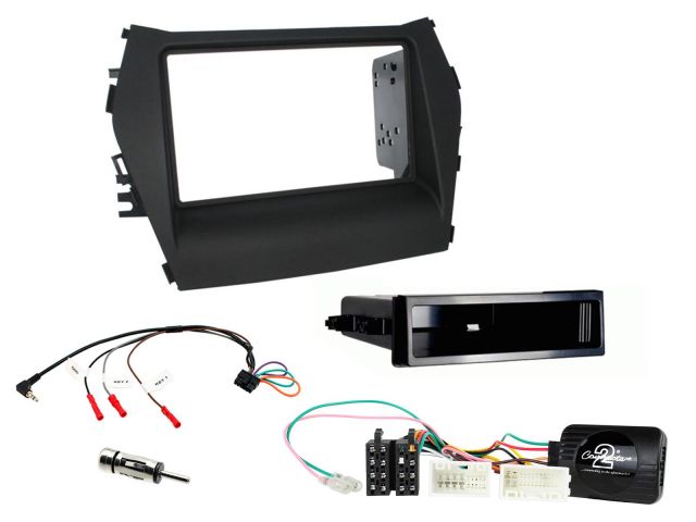 Connects2 Hyundai Santa Fe 2013-2018 Complete Single/Double Din Stereo Fitting Kit