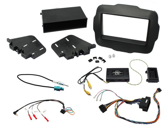 Connects2 CTKJP01 Jeep Renegade 2015-2021 Complete Double DIn Stereo Fitting Kit