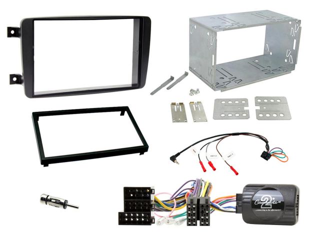 Connects2 Mercedes C Class 2001-2004 CLK Complete Double Din Stereo Fitting Kit