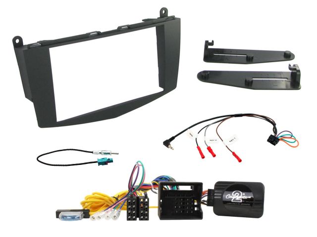 Connects2 Mercedes C Class W204 2007-2011 Complete Double Din Stereo Fitting Kit
