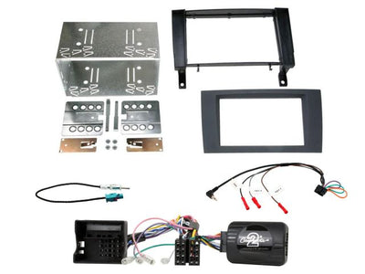 Connects2 Mercedes SLK R171 2004-2011 Complete Double Din Stereo Fitting Kit