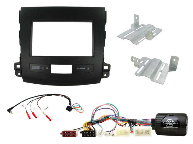 Connects2 Mitsubishi Outlander 2007-2013 Complete Double Din Stereo Fitting Kit
