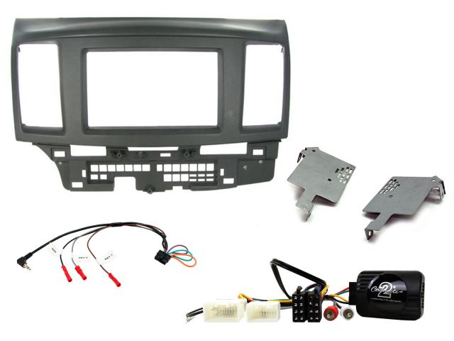 Connects2 Mitsubishi Lancer 2008-2010 Complete Double Din Stereo Fitting Kit