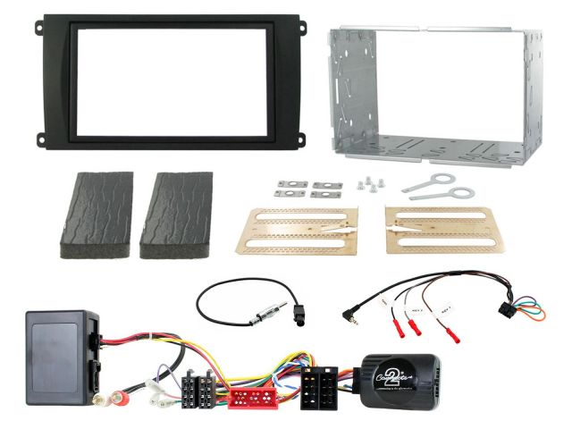 Connects2 CTKPO02 - Porsche Cayenne 2002-2010 Complete Double Din Stereo Fitting Kit