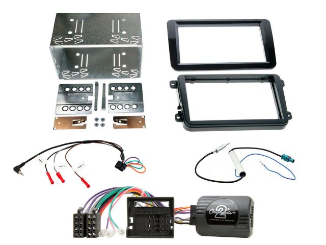 Connects2 CTKSK01 Skoda Fabia 2007-2014 Complete Double Din Stereo Fitting Kit
