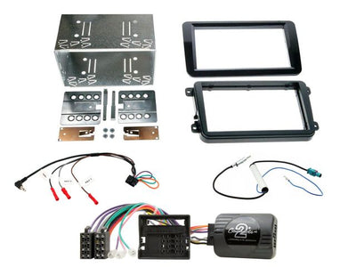 Connects2 CTKSK01 Skoda Fabia 2007-2014 Complete Double Din Stereo Fitting Kit