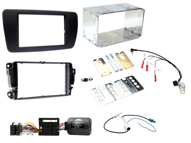 Connects2 CTKST01 SEAT Ibiza 2008-2014 Complete Double Din Stereo Fitting Kit