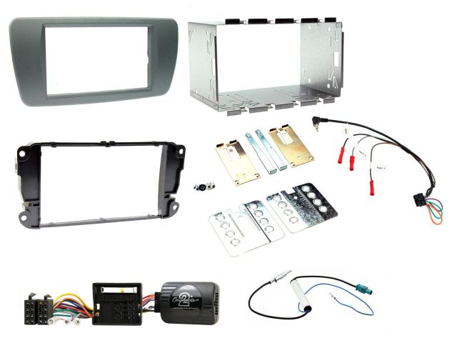 Connects2 CTKST02 SEAT Ibiza 2008-2014 Complete Double Din Stereo Fitting Kit
