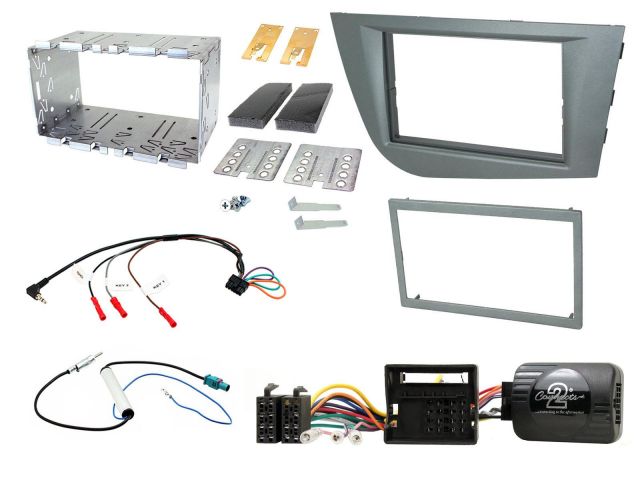 Connects2 CTKST05 SEAT Leon 2005-2012 Complete Double Din Stereo Fitting Kit