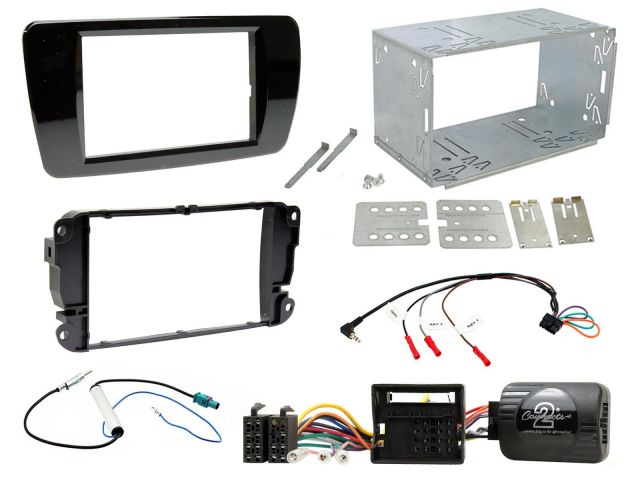 Connects2 CTKST09 SEAT Ibiza 2008-2014 Complete Double Din Stereo Fitting Kit