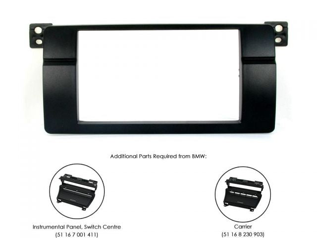 Connects2 CT23BM07 BMW 3 Series E46 1998-2005 Double Din Stereo Fascia Adaptor