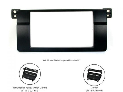 Connects2 CT23BM07 BMW 3 Series E46 1998-2005 Double Din Stereo Fascia Adaptor