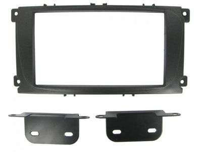 Connects2 CT23FD07 - Ford Stereo Double Din Oval Shaped Black Fascia Kit