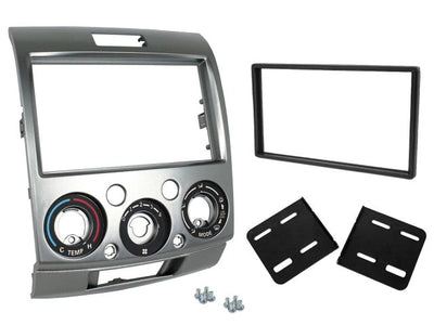Connects2 CT23FD14 - Ford Ranger 2007> Silver Double Din Fascia