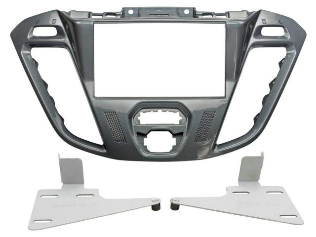 Connects2 CT23FD39 - Ford Transit-Custom Double Din Piano Black Fascia Kit