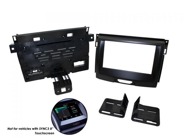 Connects2 Ford Ranger Everest 2015> Car Stereo Double DIN Fascia Kit