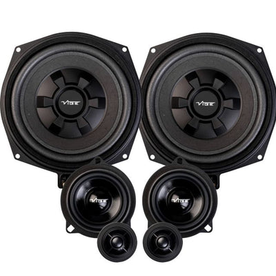 Vibe OPTISOUNDBMW -  4”  2-Way Component Speaker + Underseat Sub