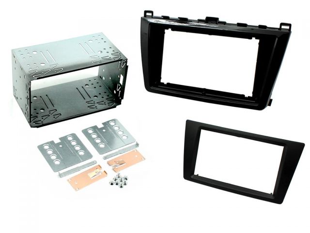 Connects2 CT23MZ10 Mazda 6 2011> Piano Black Double Din Fascia Adaptor
