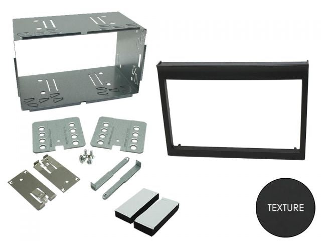 ACV 381323-02 Porsche 911 996 Boxter 986 Black Double Din Fascia Adaptor