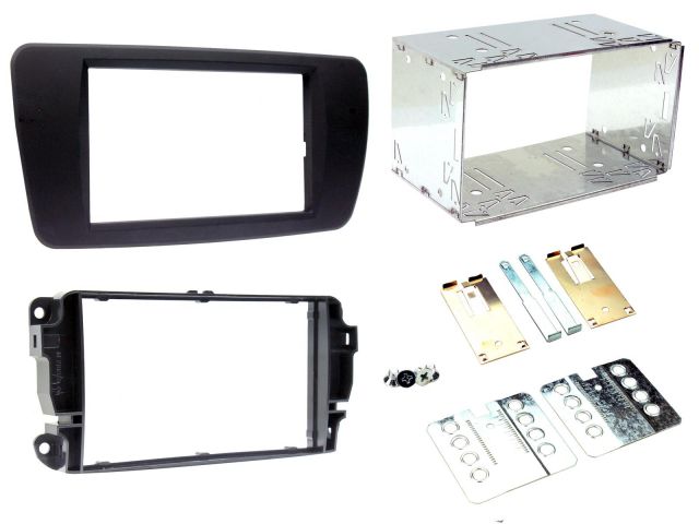 Connects2 CT23ST05 Seat Ibiza 2008-2014 Double Din Black Fascia Adaptor Ki