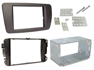Connects2 CT23ST06 Seat Ibiza 2008> Double Din Black Fascia Adaptor Kit