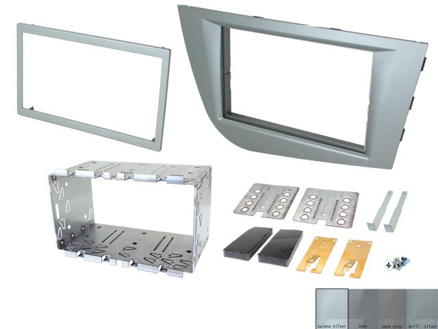 Connects2 CT23ST19 Seat Leon 2005-2012 Double Din Fascia Adaptor Kit