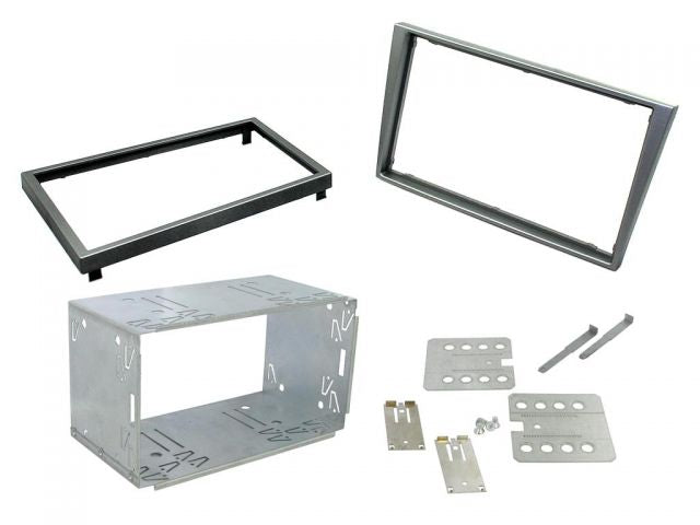 Connects2 CT23VX10 Vauxhall Double Din Silver Fascia Adaptor Kit