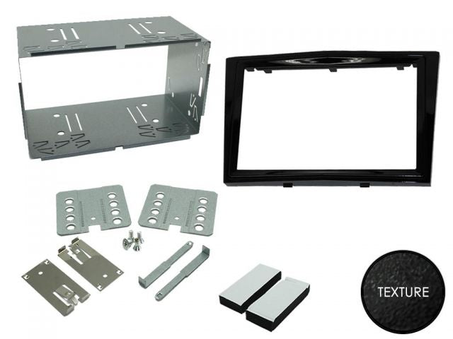 Connects2 CT23VX18 Vauxhall Double Din Piano Black Fascia Kit