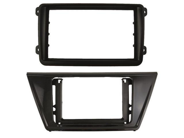 Connects2 CT23VW29 VW Touran 2016> Double Din Gloss Black Stereo Fascia Adaptor