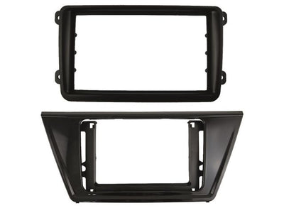 Connects2 CT23VW29 VW Touran 2016> Double Din Gloss Black Stereo Fascia Adaptor