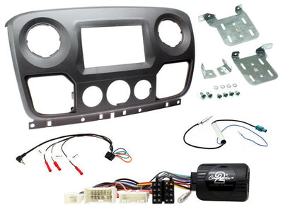 Connects2 CTKVX52 Vauxhall Movano 2013> Complete Double Din Stereo Fitting Kit