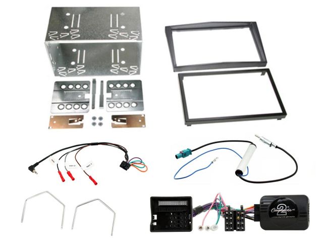 Connects2 Vauxhall Astra H Corsa D Zafira B Complete Double Din Stereo Fitting Kit