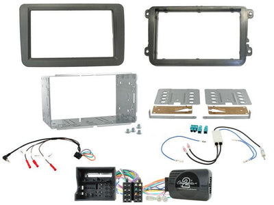 Connects2 CTKVW26 - VW MIB-PQ Models 2015> Complete Double Din Fitting Kit