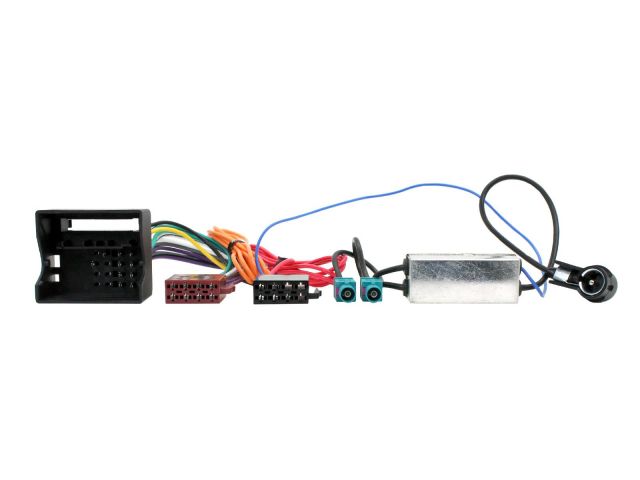 Connects2 CT20VW05 - VW Models 2003> ISO Connector with Twin Aerial Connec