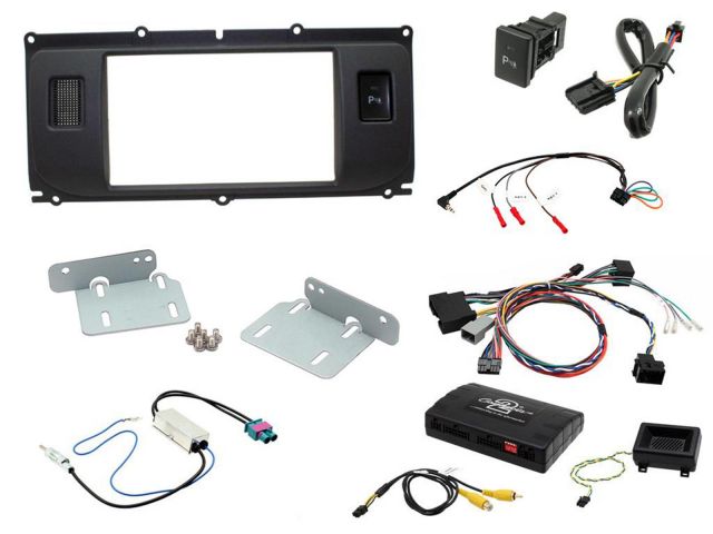 Connects2 CTKLR01 - Range Rover Evoque 2011-2015 Complete Double Din Stereo Fitting Kit