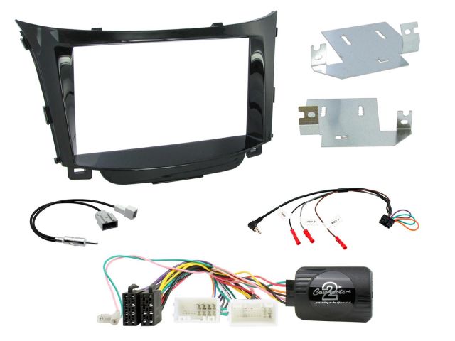 Connects2 CTKHY25 - Hyundai i30 2012-2017 Complete Double Din Stereo Fitting Kit